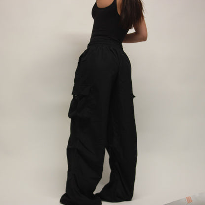 PANTALÓN BAGGY NEGRO